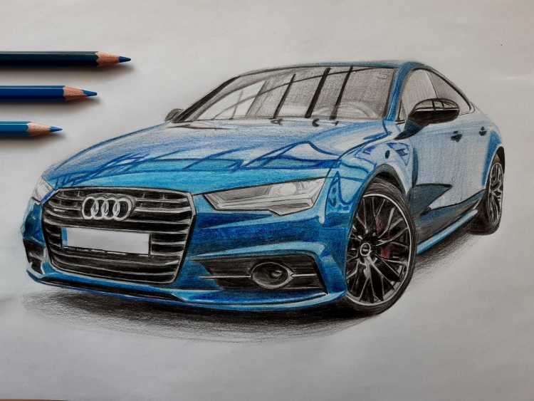 Красивые машины карандашом