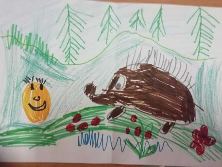 Книжка малышка нарисовать Колобок