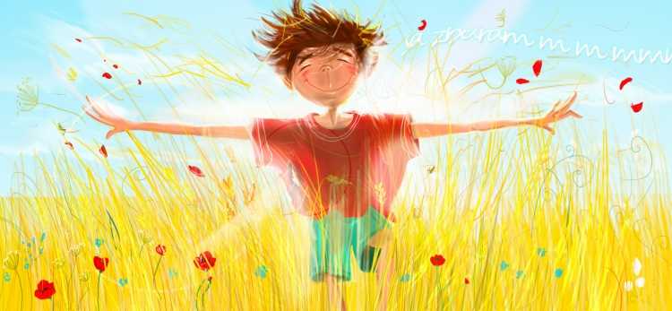 Позитивные детские рисунки