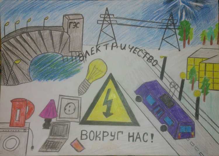 Электричество вокруг нас рисунки