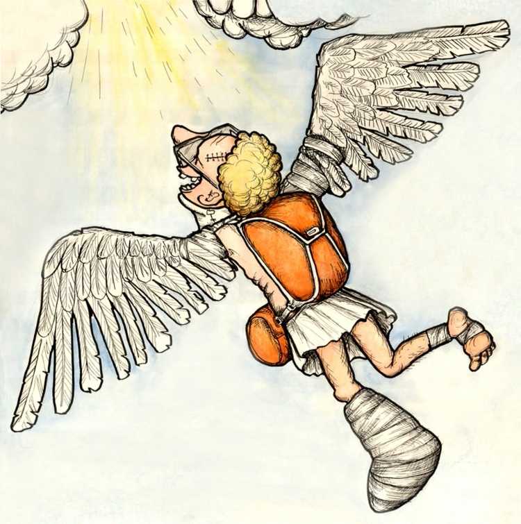 Икар рисунок