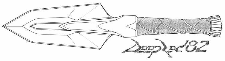 Нож кунай из Наруто