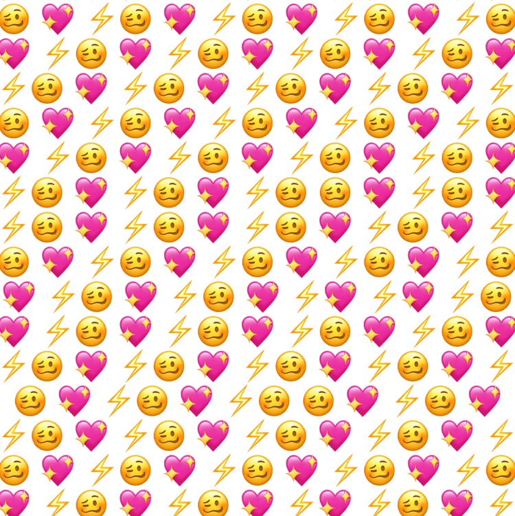 Красивый фон со смайлами