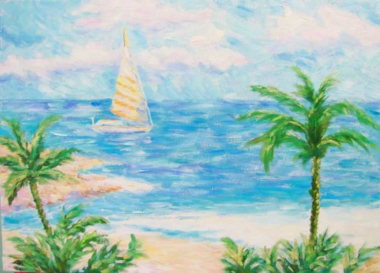 Изо морской пейзаж