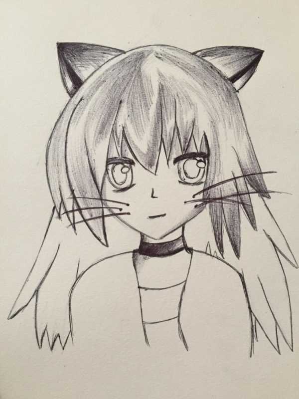 Как нарисовать аниме тян карандашом
