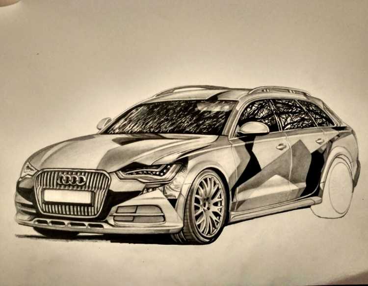 Ауди Аллроад а6 скетч