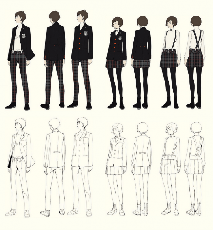 Школьная форма для персонажей