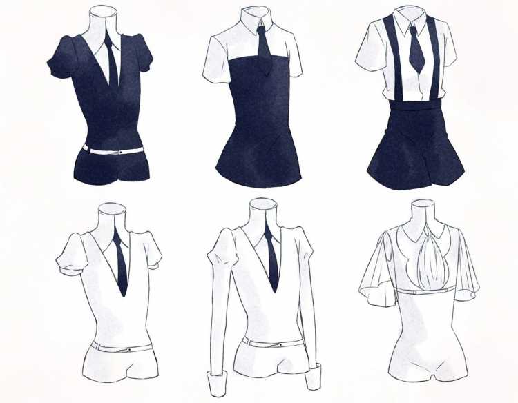Эскиз современной школьной формы