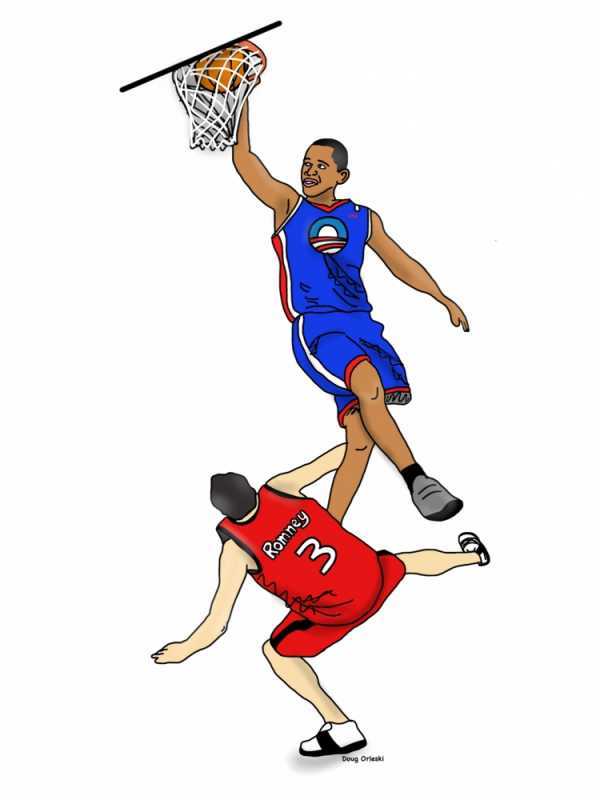Раскраска баскетболистка