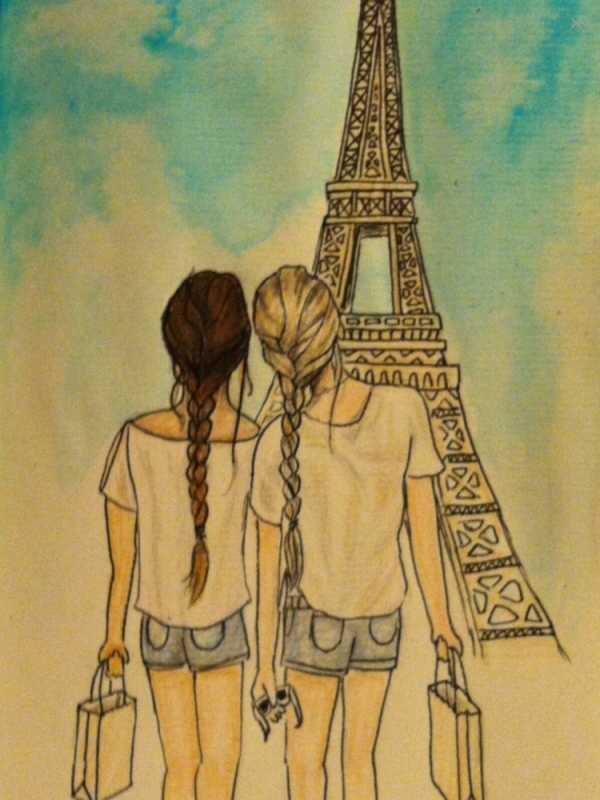Подруги нарисованные