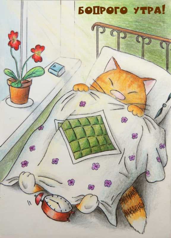 Доброе утро иллюстрации