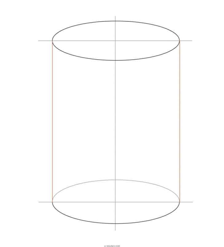 Цилиндр карандашом