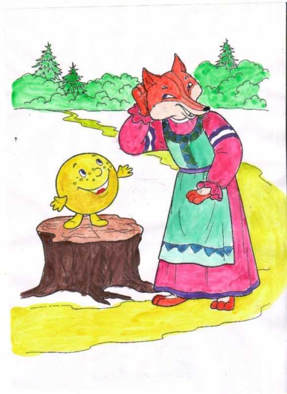 Сказочные герои Колобок