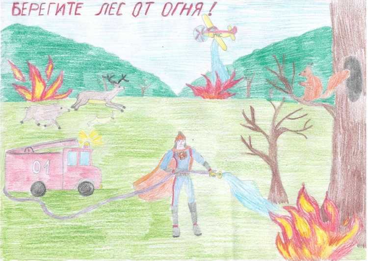 Рисунки на тему стоп огонь