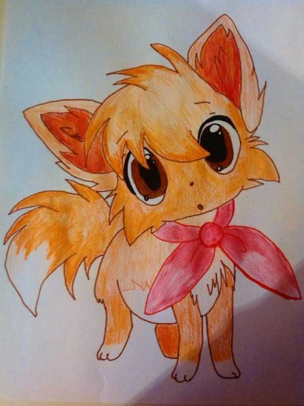 Рисунки для срисовки лисички