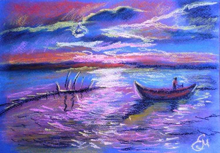 Рисование масляной пастелью для начинающих