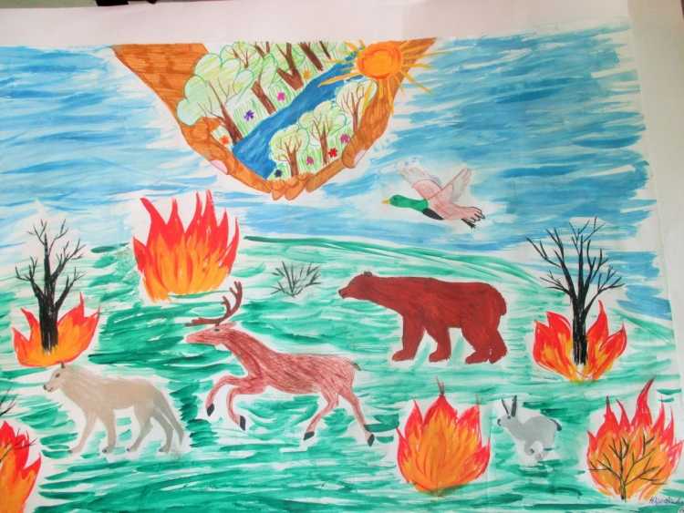 Рисунок против пожара