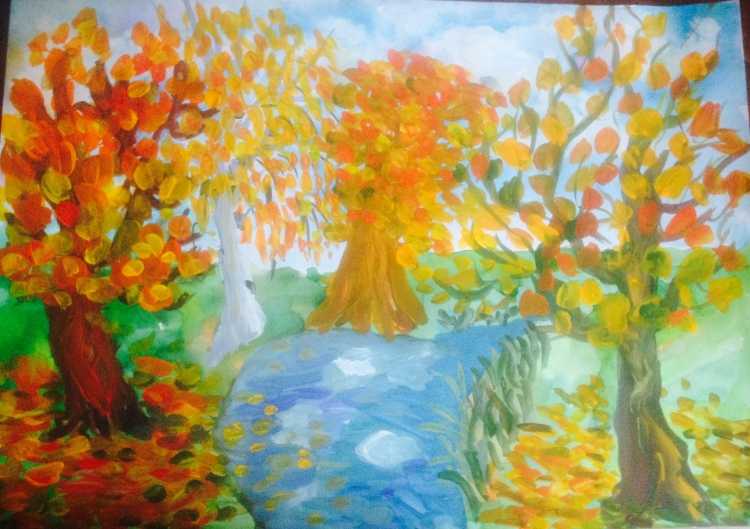 Рисование листопад