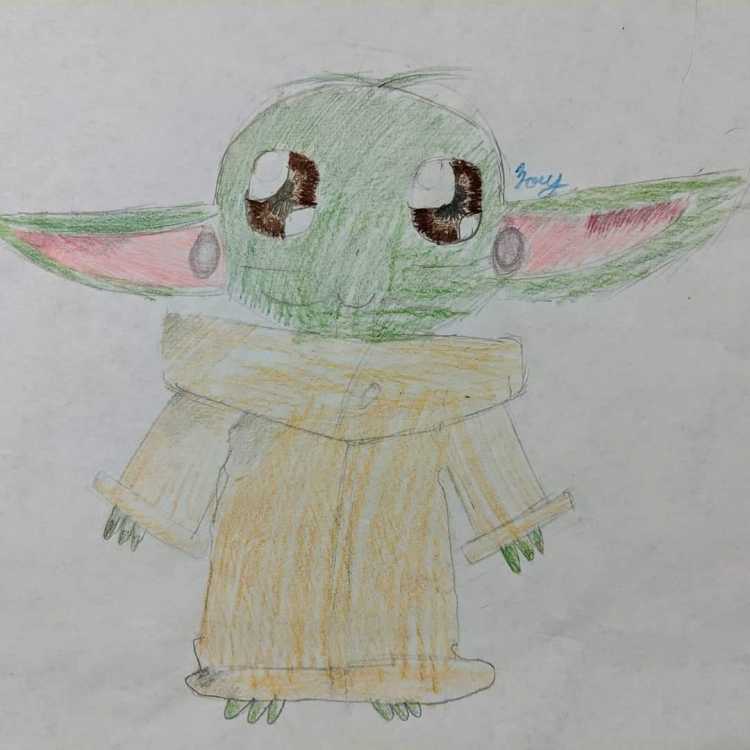 Бейби йода рисунки легкие