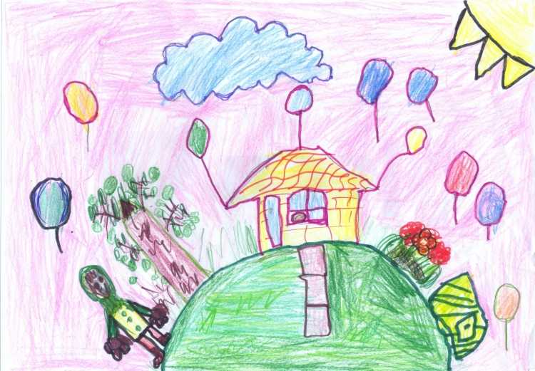 Экологический дом рисунок