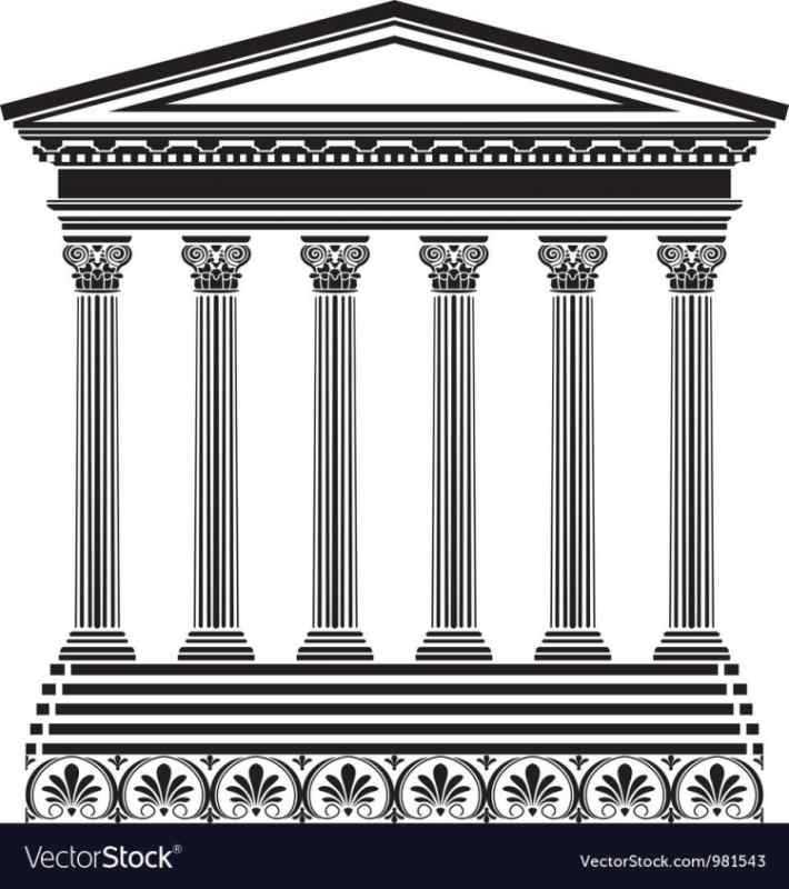 Древнегреческий храм с колоннами Санкт Петербург