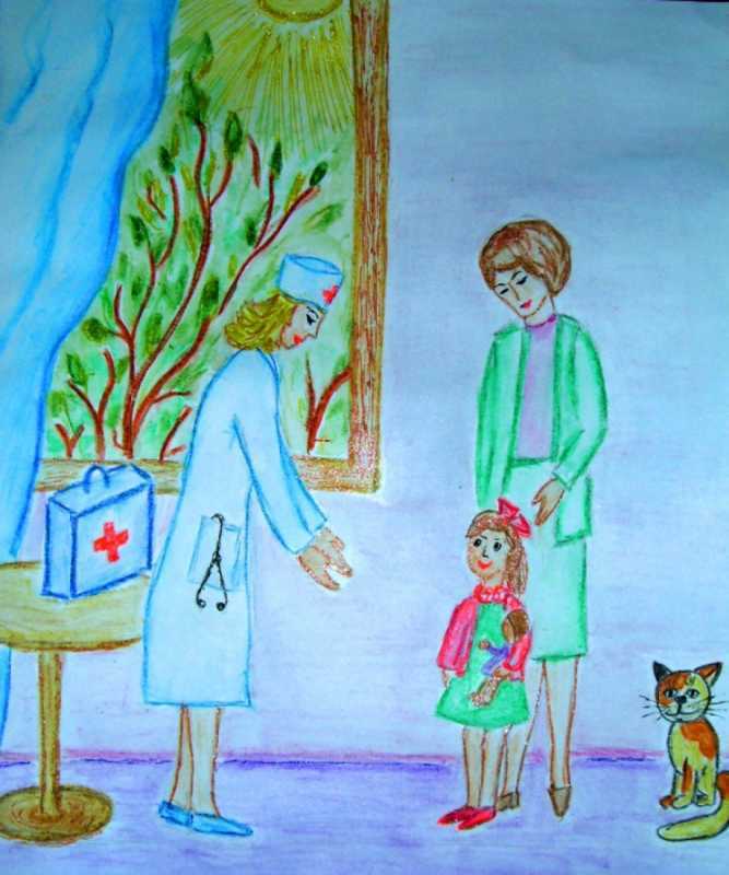 Рисование мой любимый доктор