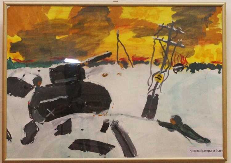 Оборона Москвы рисунки детей