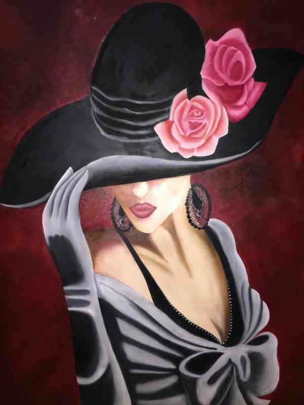 Красивые дамы в шляпах