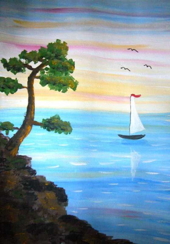 Пейзаж рисунок