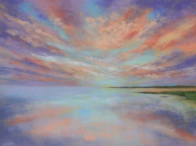 Джон Эллиот масляная пастель