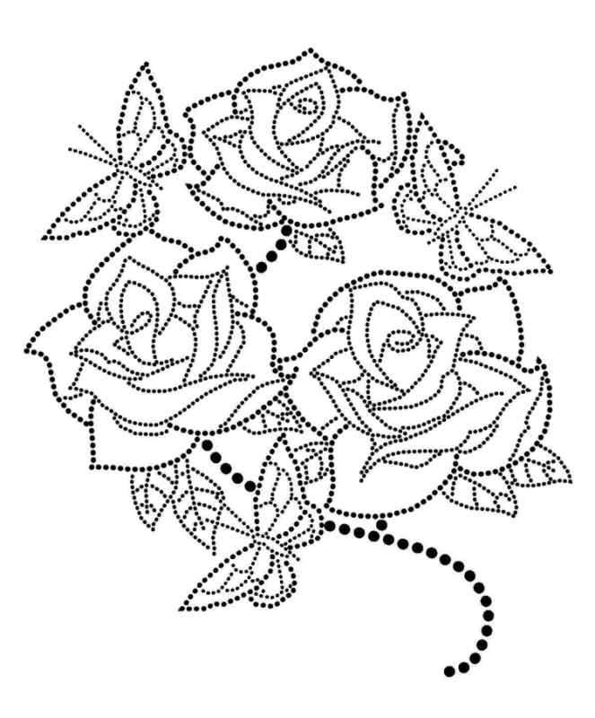 Трафарет для вышивания