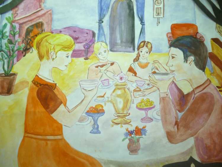 Семейный очаг рисунок на конкурс