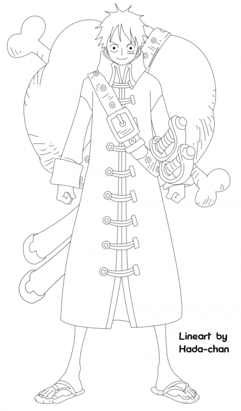 Раскраски аниме Ван Пис