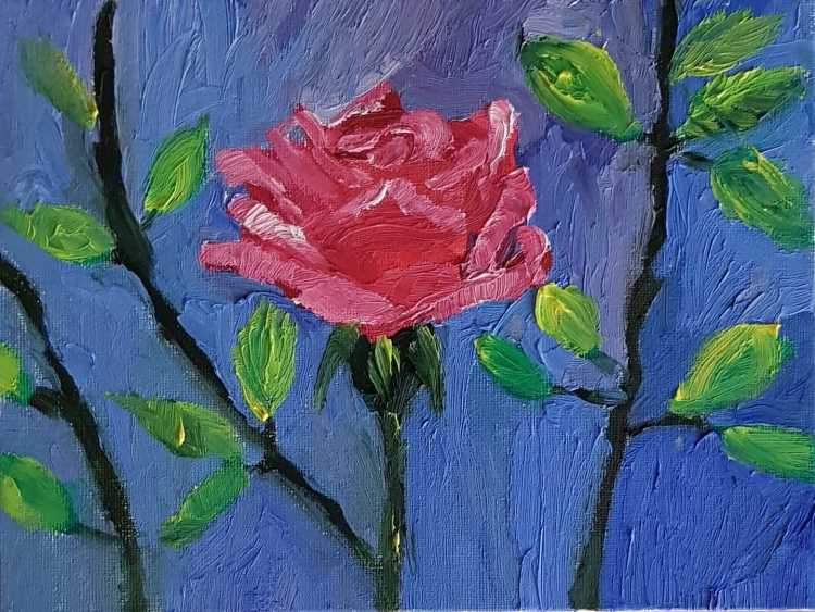 Рисунки маслом на свободную тему