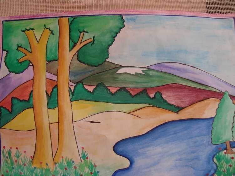 Природа Башкортостана рисунки