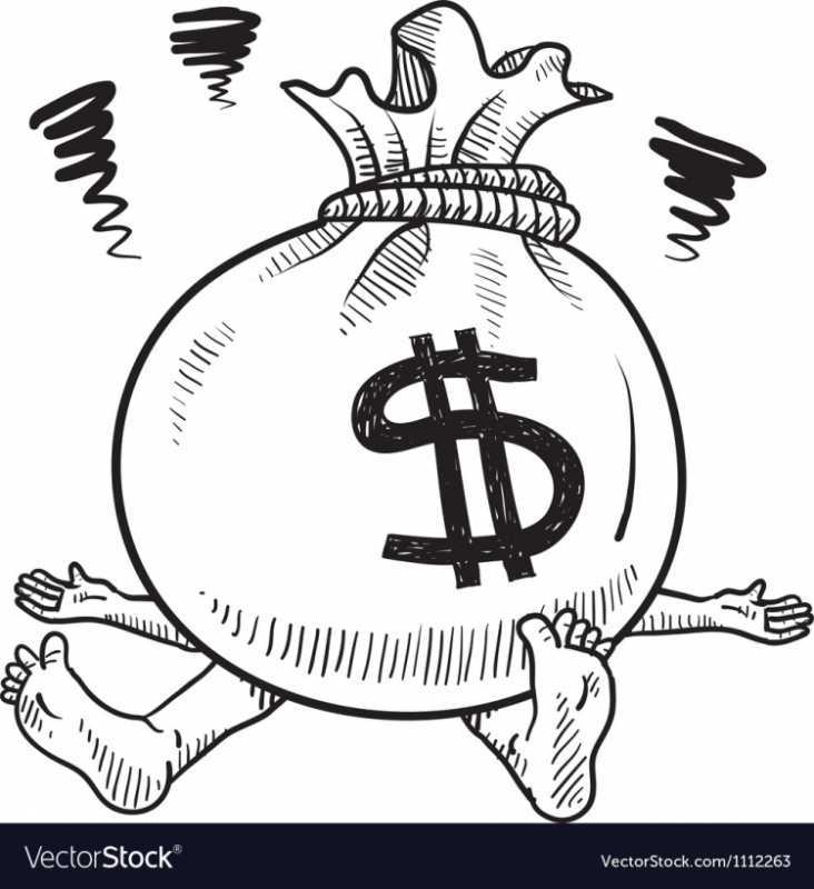 Рисунок на тему деньги