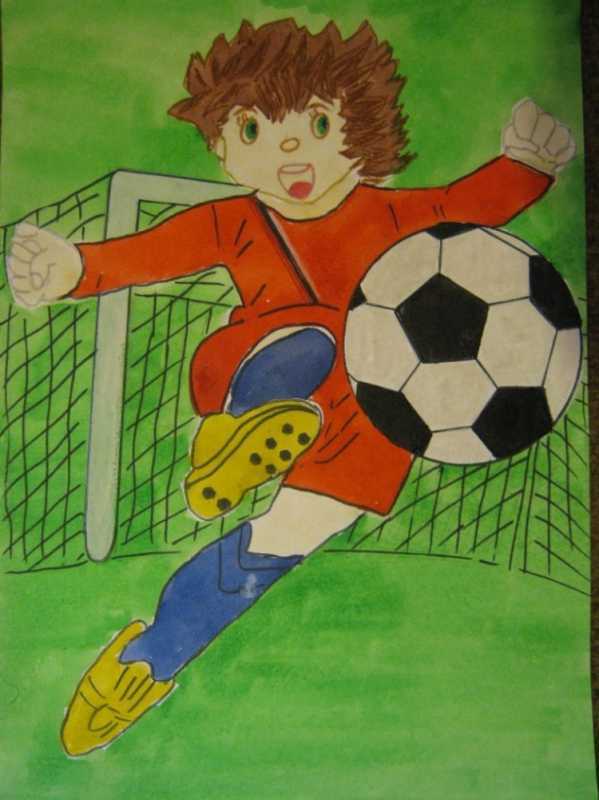 Футбол рисунок
