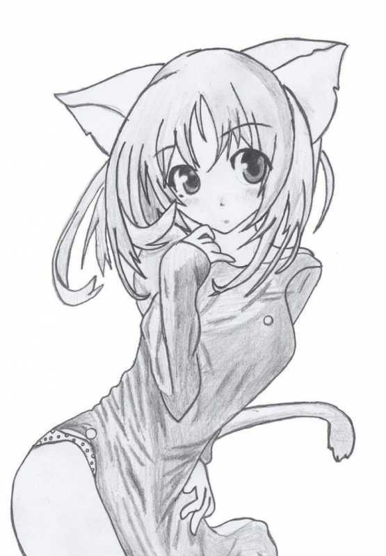 Аниме карандашом