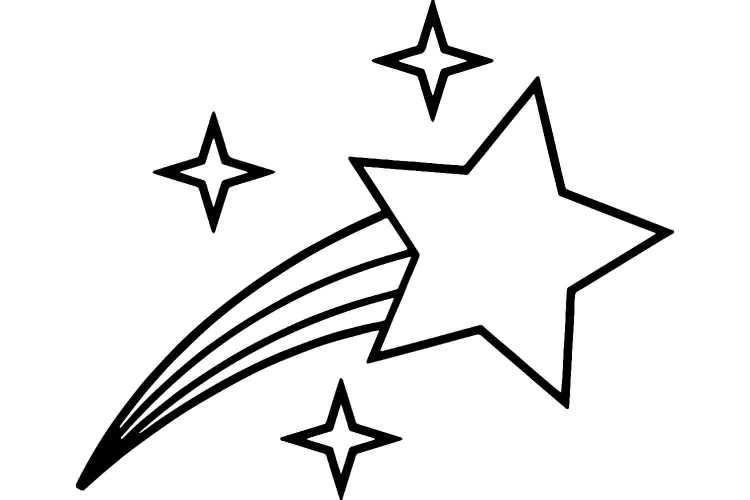 Трафарет звезды
