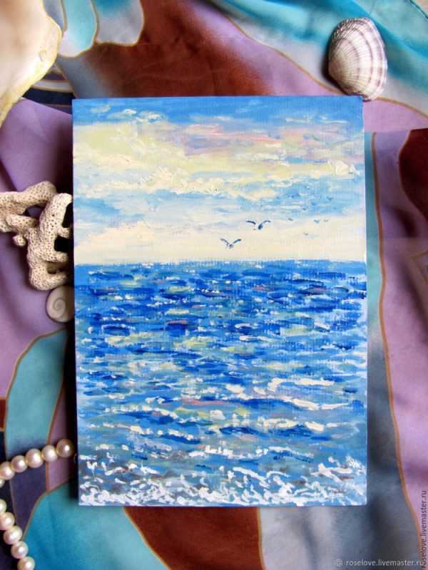 Море живопись акрил