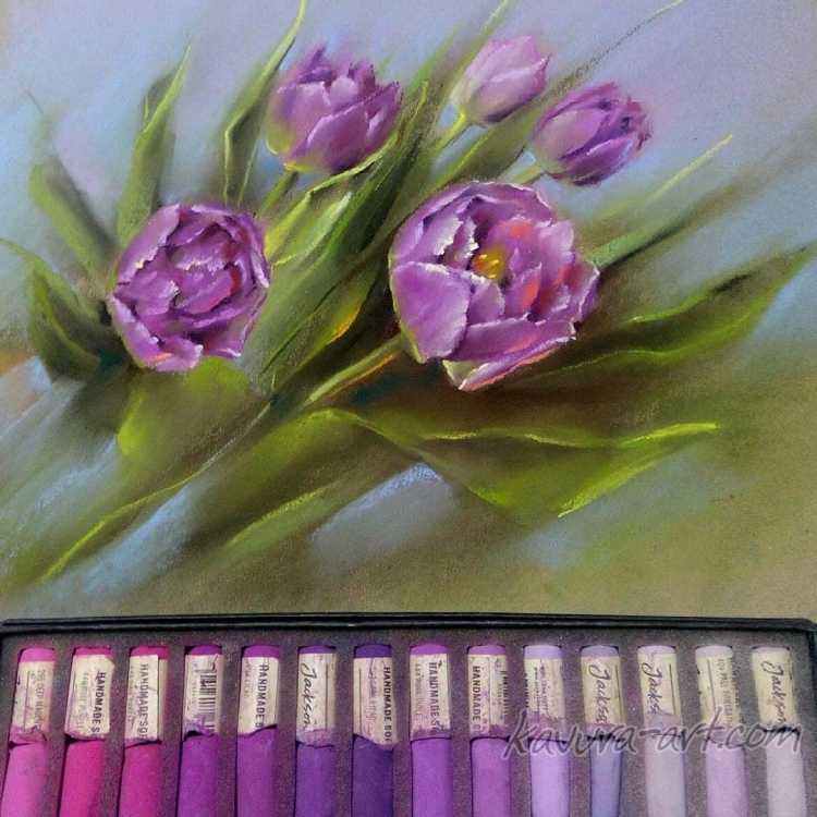 Вера Кавура картины масляной пастелью