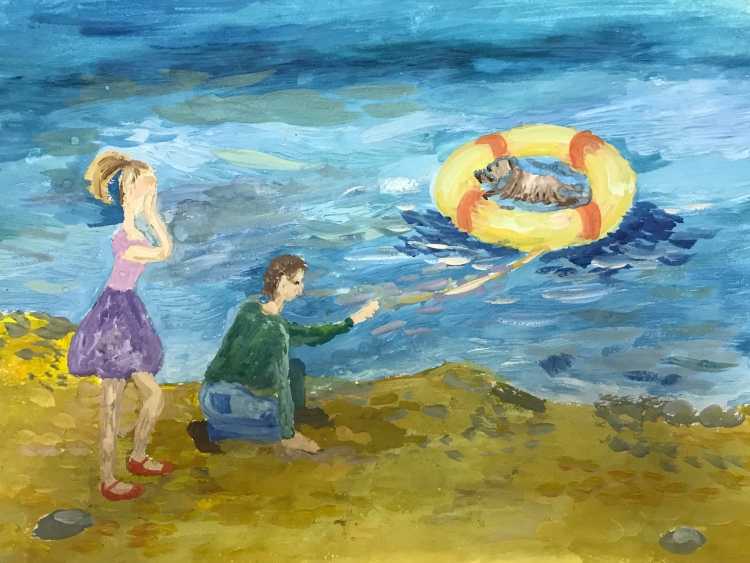 Спасение друга конкурс рисунков