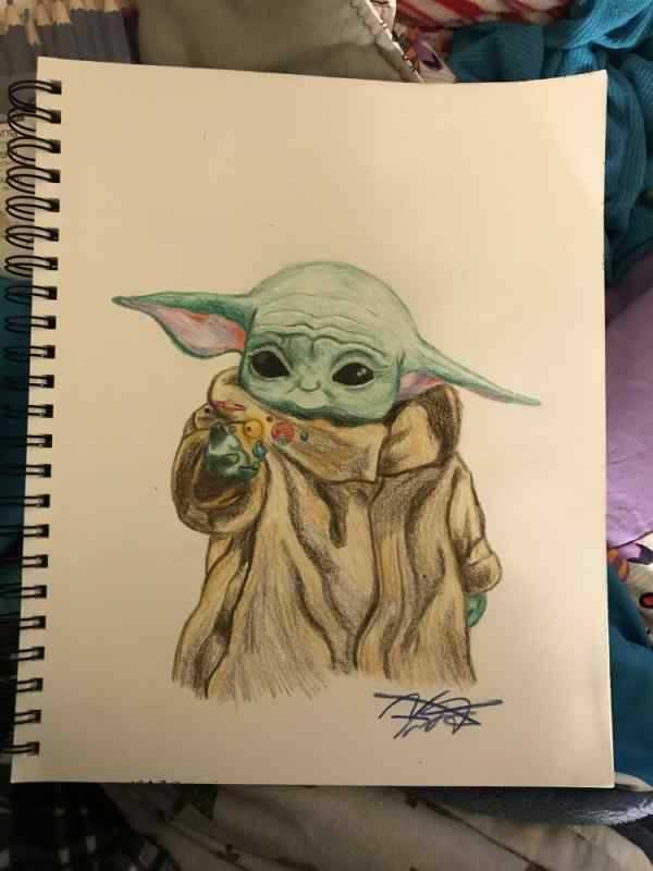 Маленький йода скетч