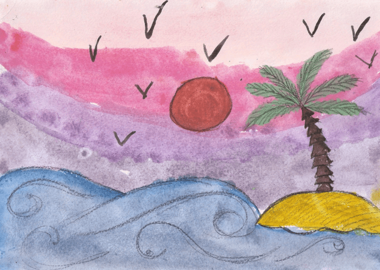 Детский рисунок на свободную тему