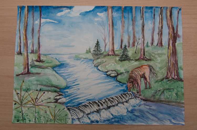 Рисование природы Башкортостана
