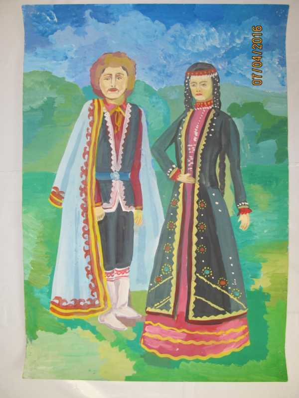 Народная одежда народов,firbhs