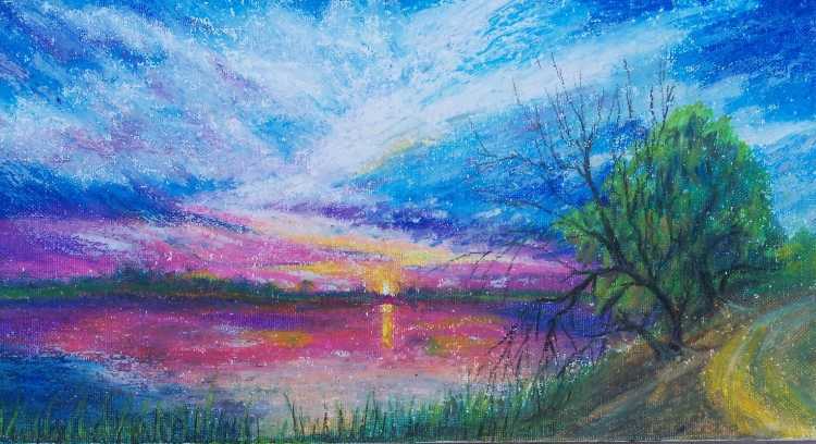 Ирина Букоткина масляная пастель