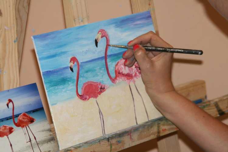 Рисунки маслом на свободную тему