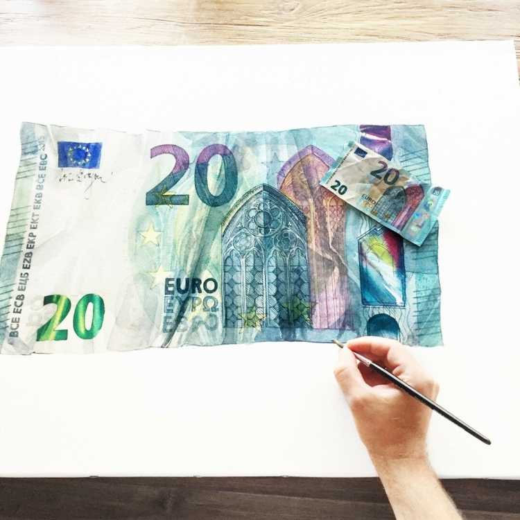 Рисование денег