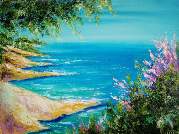 Гавайи акварель